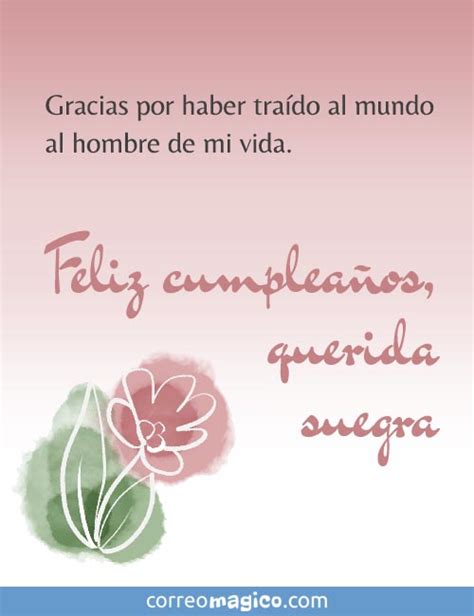 Frases de cumpleaños para mi suegra: mensajes y。